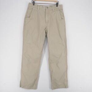 Mountain Khakis Mountain Pants Mens 34x32 Tan Canvas Action Gusset